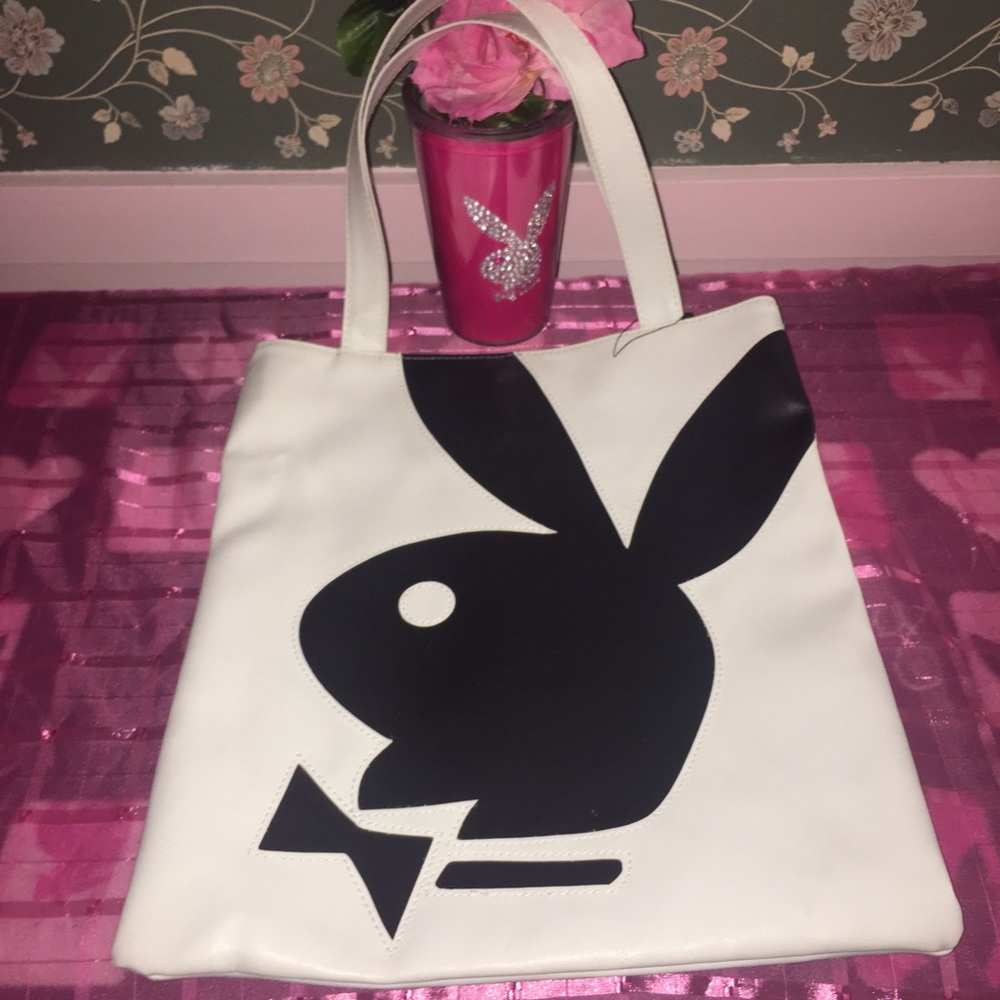 BNWOT PLAYBOY TOTE FAUX LEATHER🔥